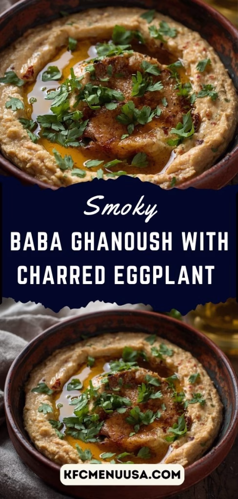 Smoky Baba Ghanoush With Charred Eggplant Recipe