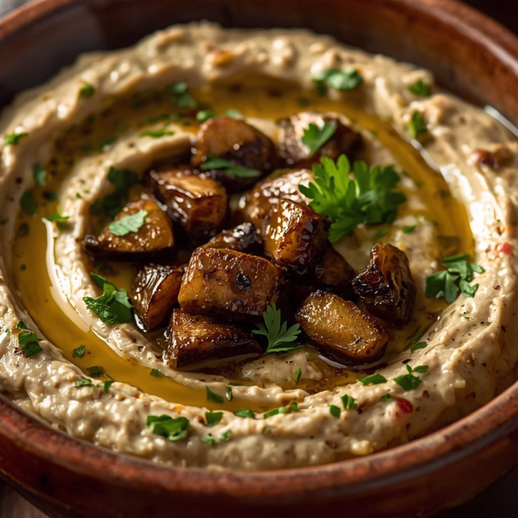 Smoky Baba Ghanoush With Charred Eggplant Recipe