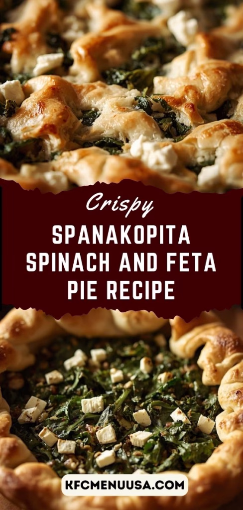 Spanakopita Spinach and Feta Pie Recipe
