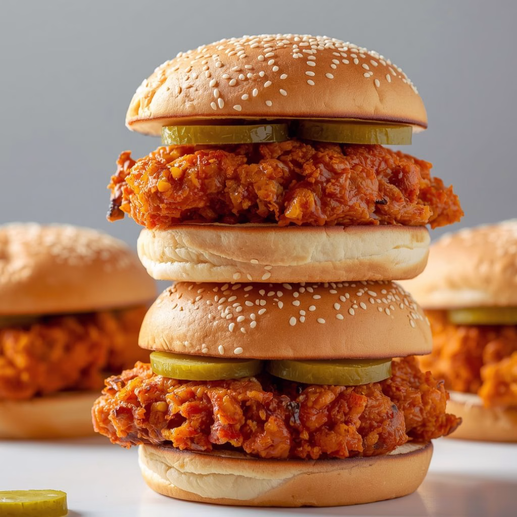 Spicy Chicken Sandwiches with Pickles Recipe