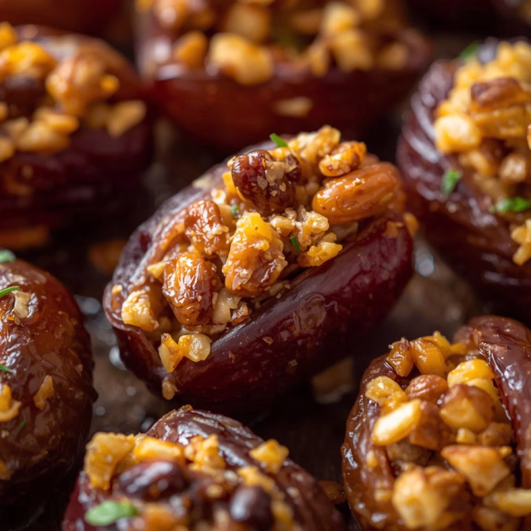 Tasty Roasted Stuffed Dates Recipe