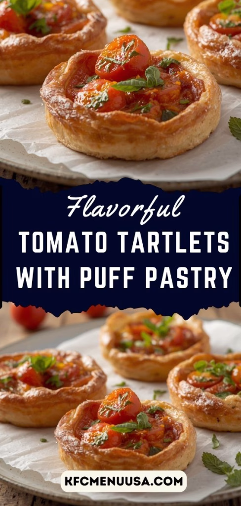 Tomato Tartlets with Puff Pastry Recipe