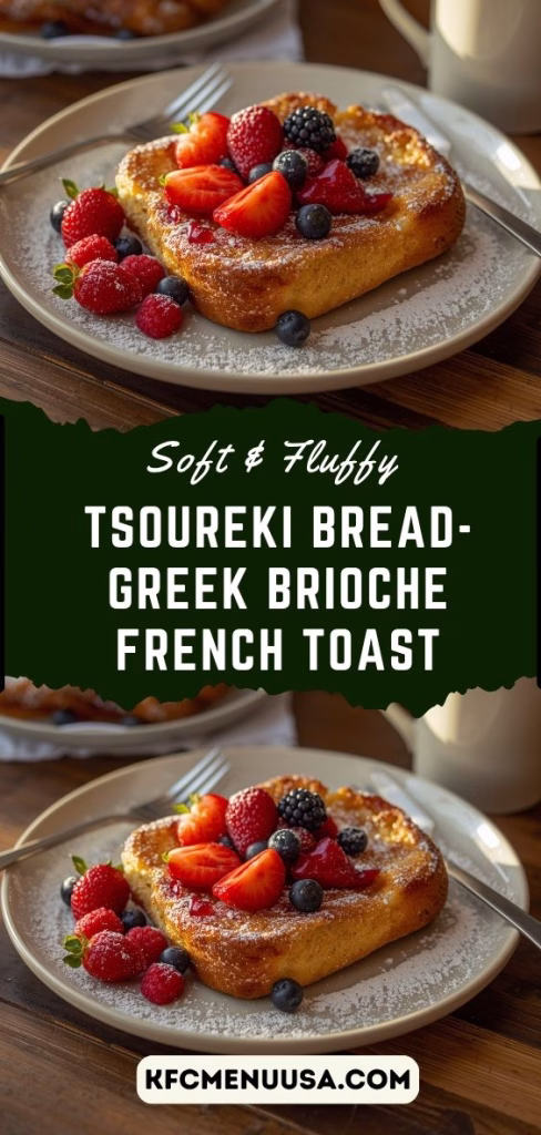 Tsoureki Bread Greek Brioche French Toast Recipe
