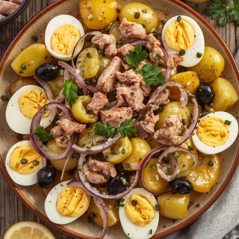 Tunisian Tuna and Potato Salad With Harissa Recipe