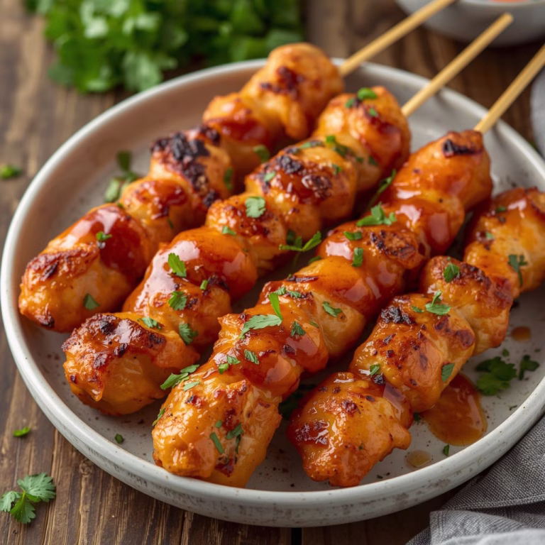 Buffalo Ranch Chicken Skewers Recipe