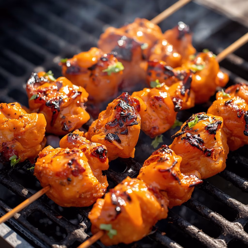 Buffalo Ranch Chicken Skewers Recipe