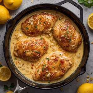 Creamy Lemon Parmesan Chicken Recipe