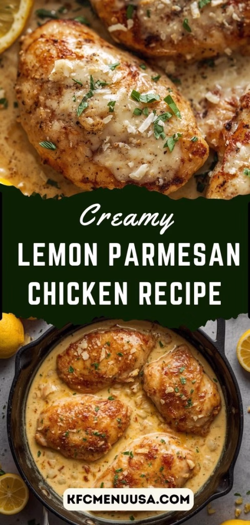 Creamy Lemon Parmesan Chicken Recipe