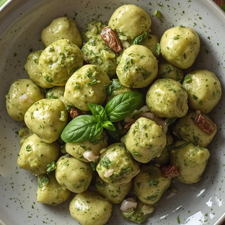 Creamy Pesto Gnocchi Recipe