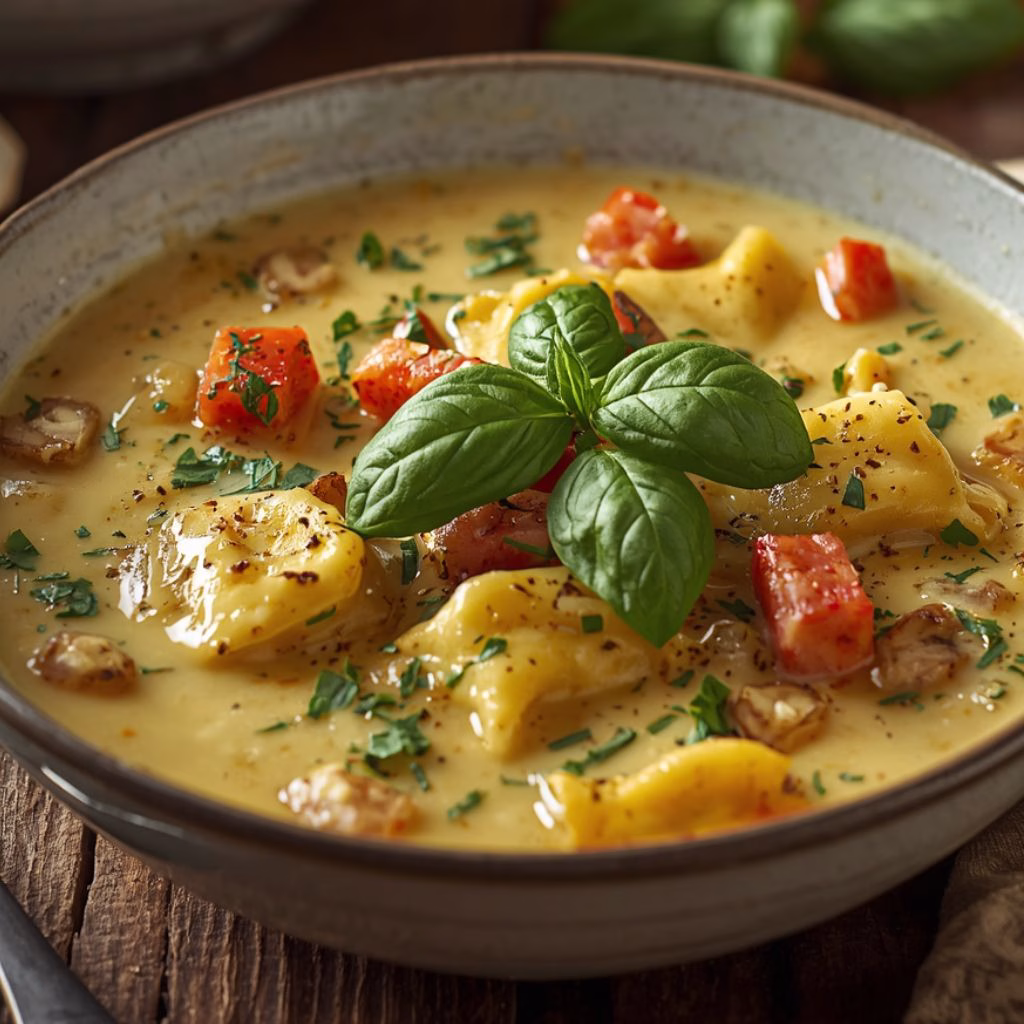Creamy Ravioli Soup Recipe