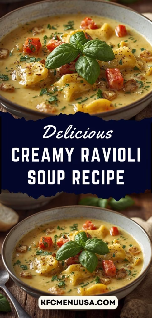 Creamy Ravioli Soup Recipe