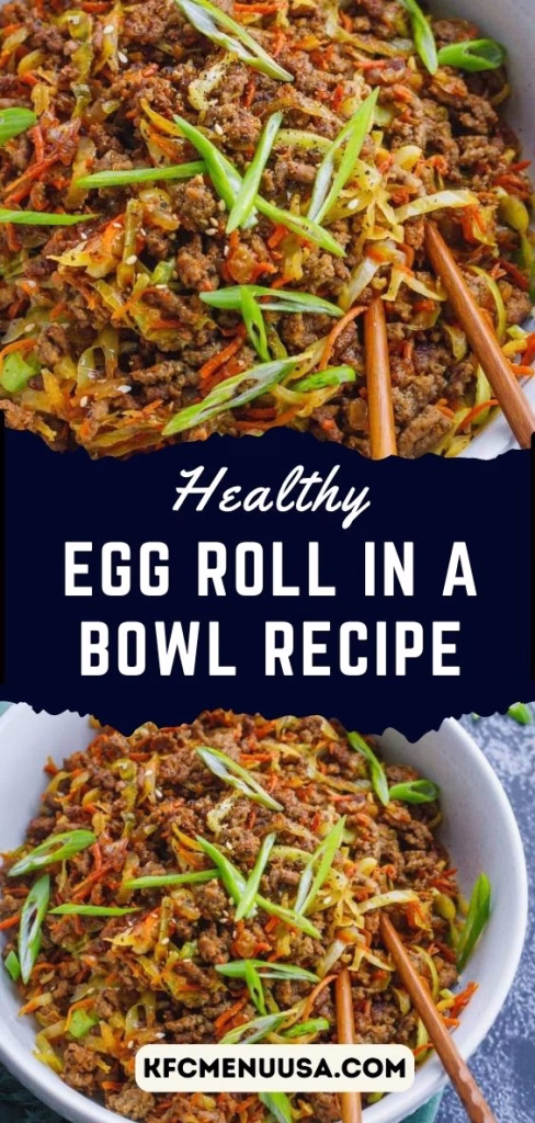 Egg Roll in a Bowl Recipe