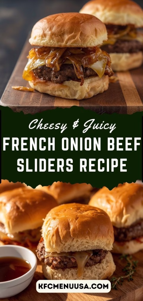 French Onion Beef Sliders Recipe