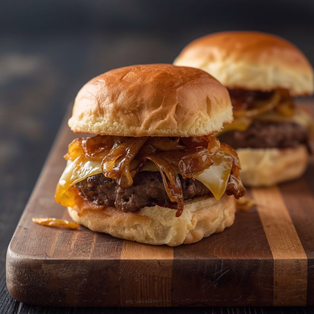 French Onion Beef Sliders Recipe