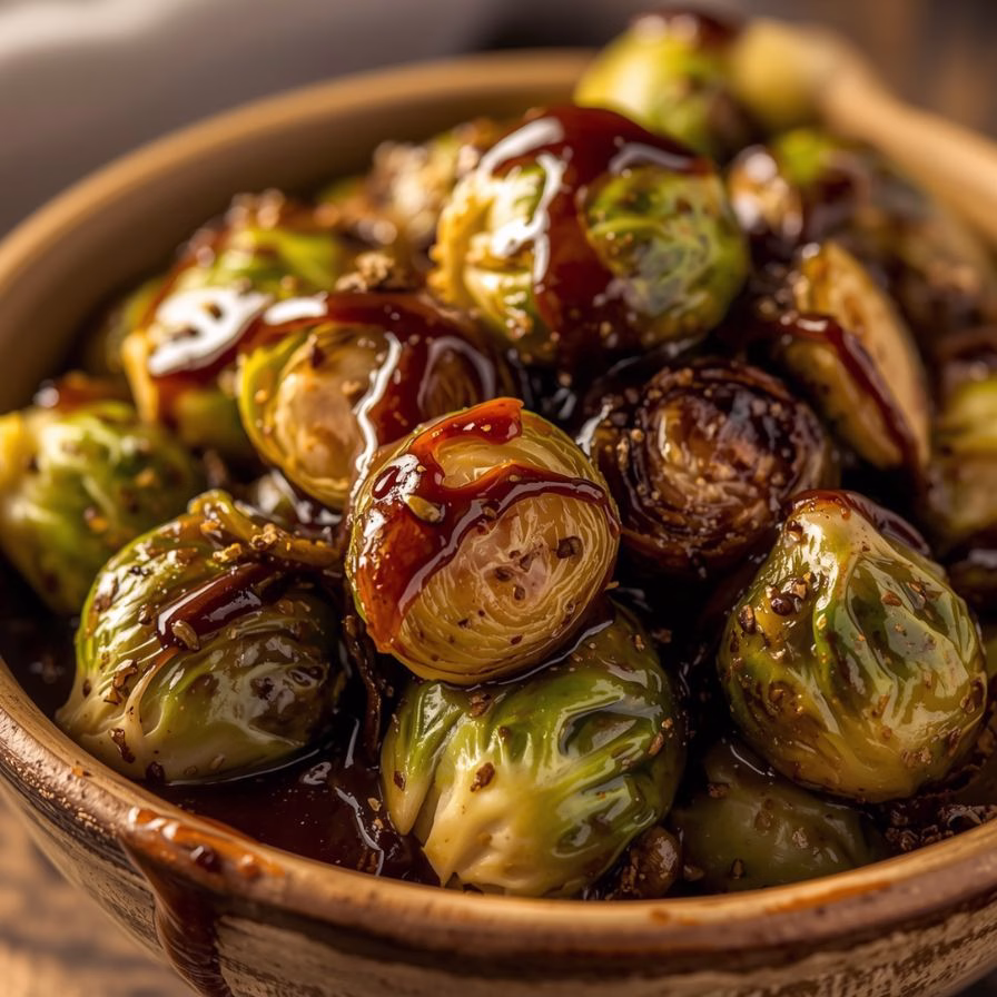 Honey Balsamic Brussels Sprouts Recipe
