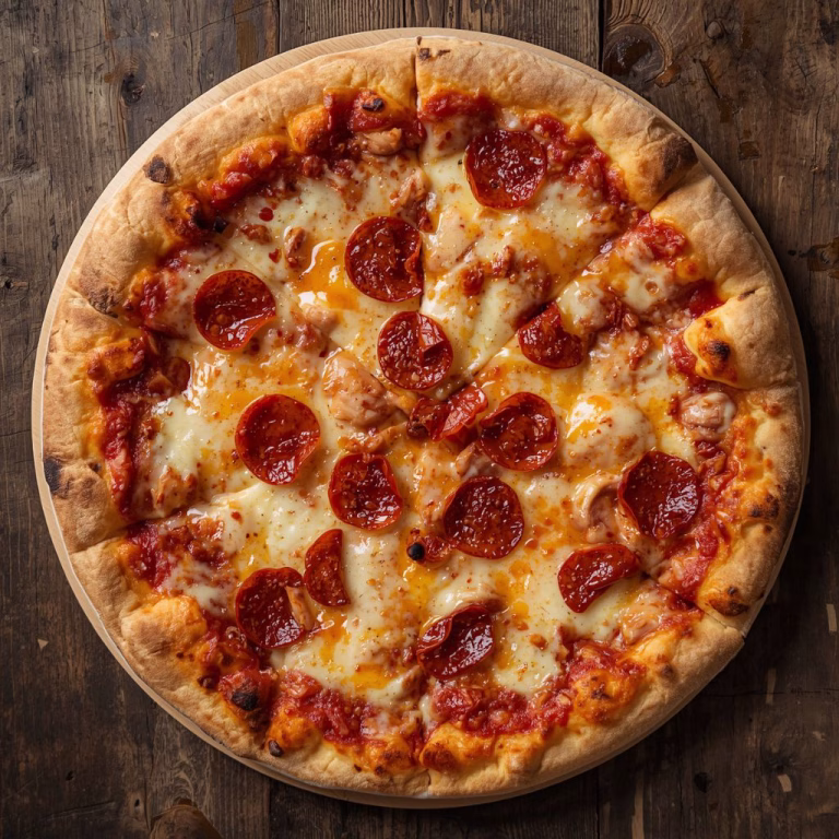 Hot Honey Pepperoni Ricotta Pizza Recipe