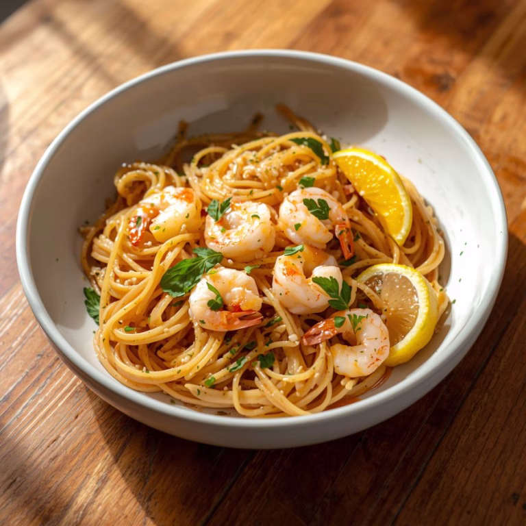 Lemon Shrimp Pasta Recipe