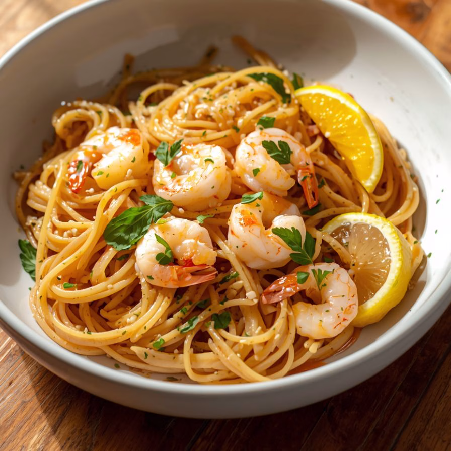 Lemon Shrimp Pasta Recipe