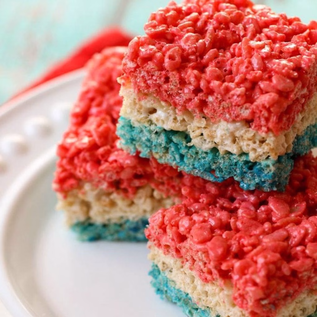 4th of July Rice Krispie Treats