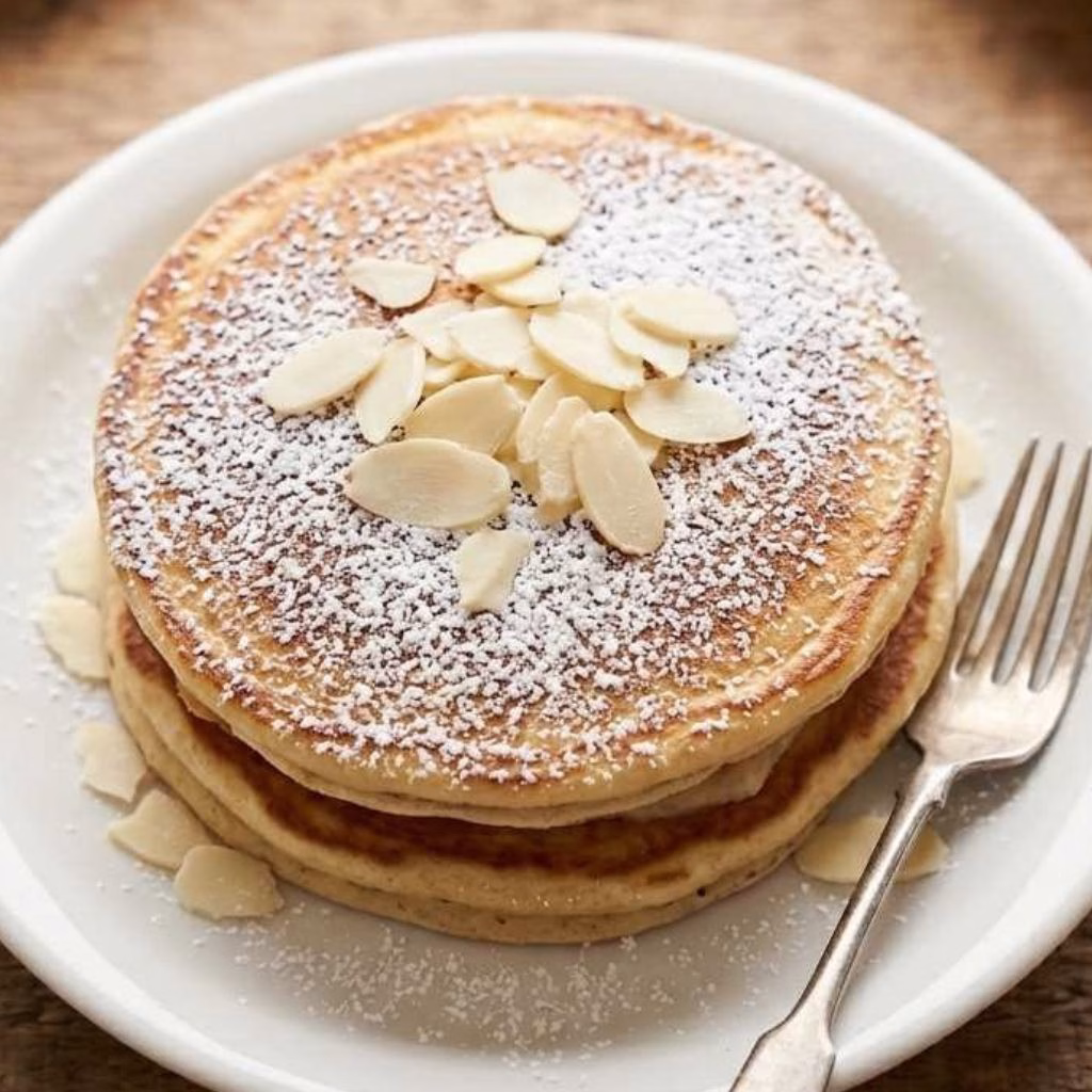 Almond Croissant Stuffed Pancakes Recipe