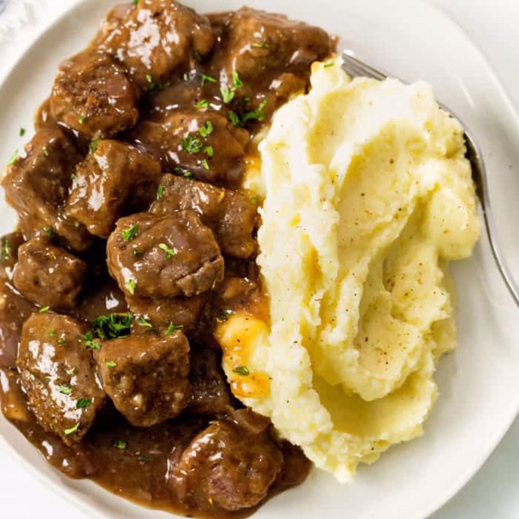 Beef Tips and Gravy