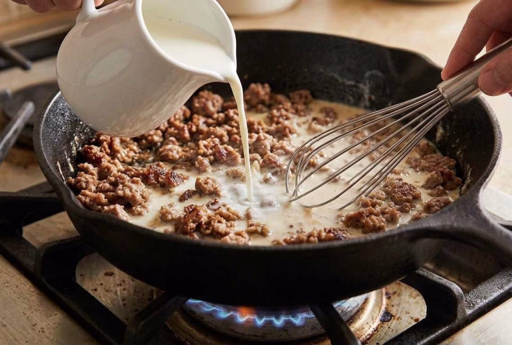 Add the Milk Gradually