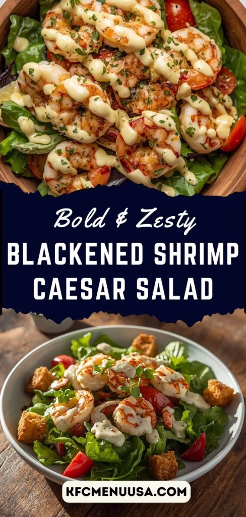 Blackened Shrimp Caesar Salad Recipe