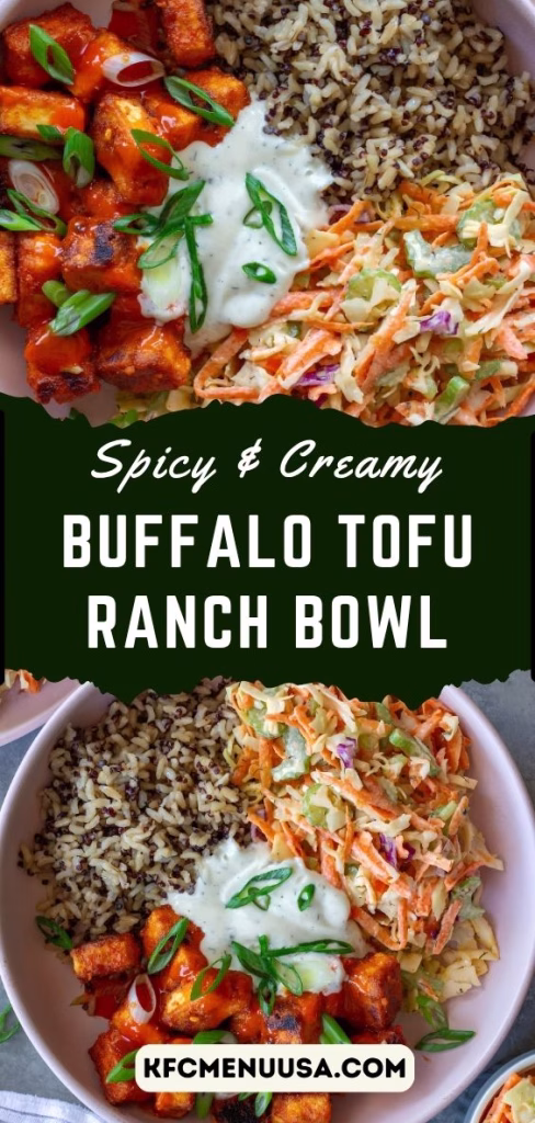 Buffalo Tofu Ranch Bowl Recipe
