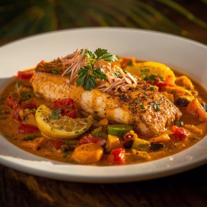 Caribbean Coconut Curry Salmon Recipe
