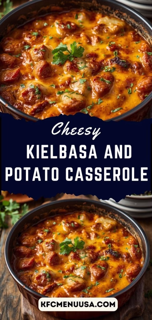 Cheesy Kielbasa and Potato Casserole Recipe