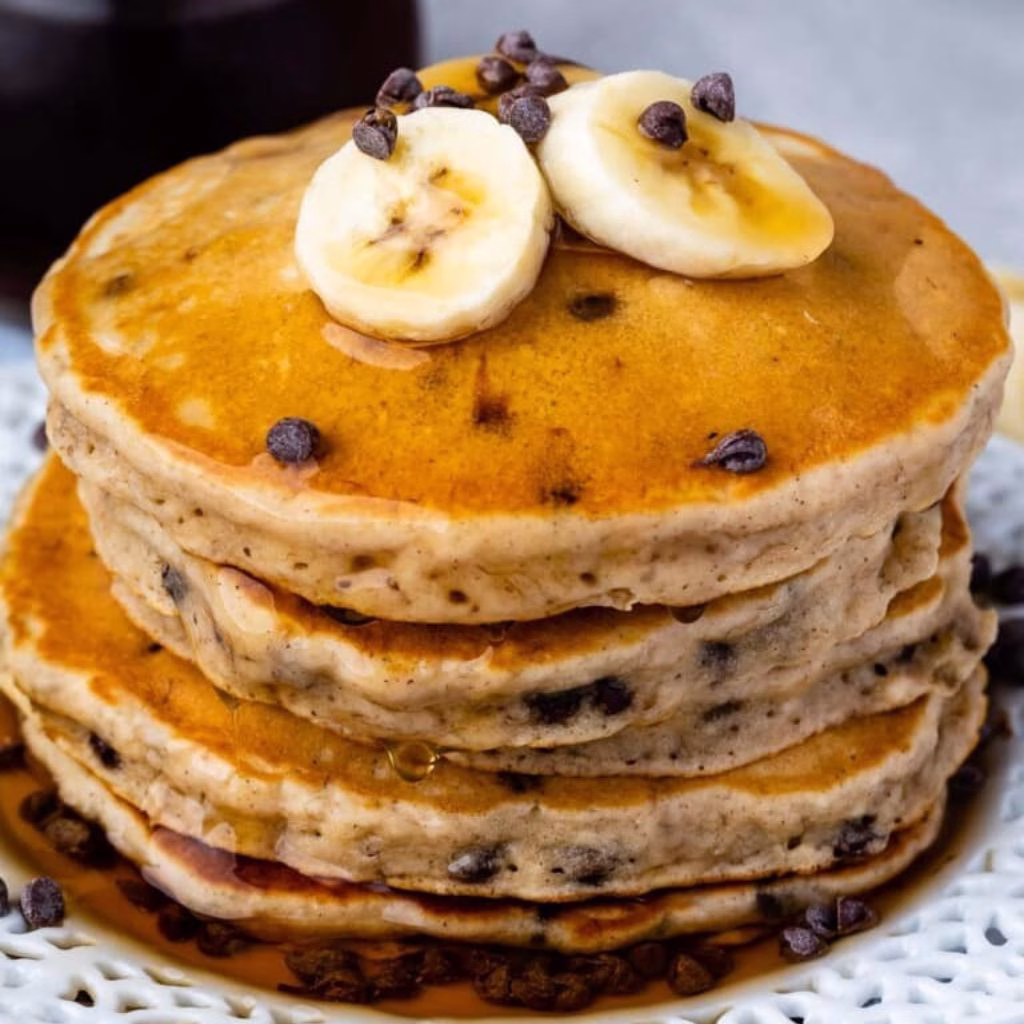 Chocolate Chip Banana Pancakes