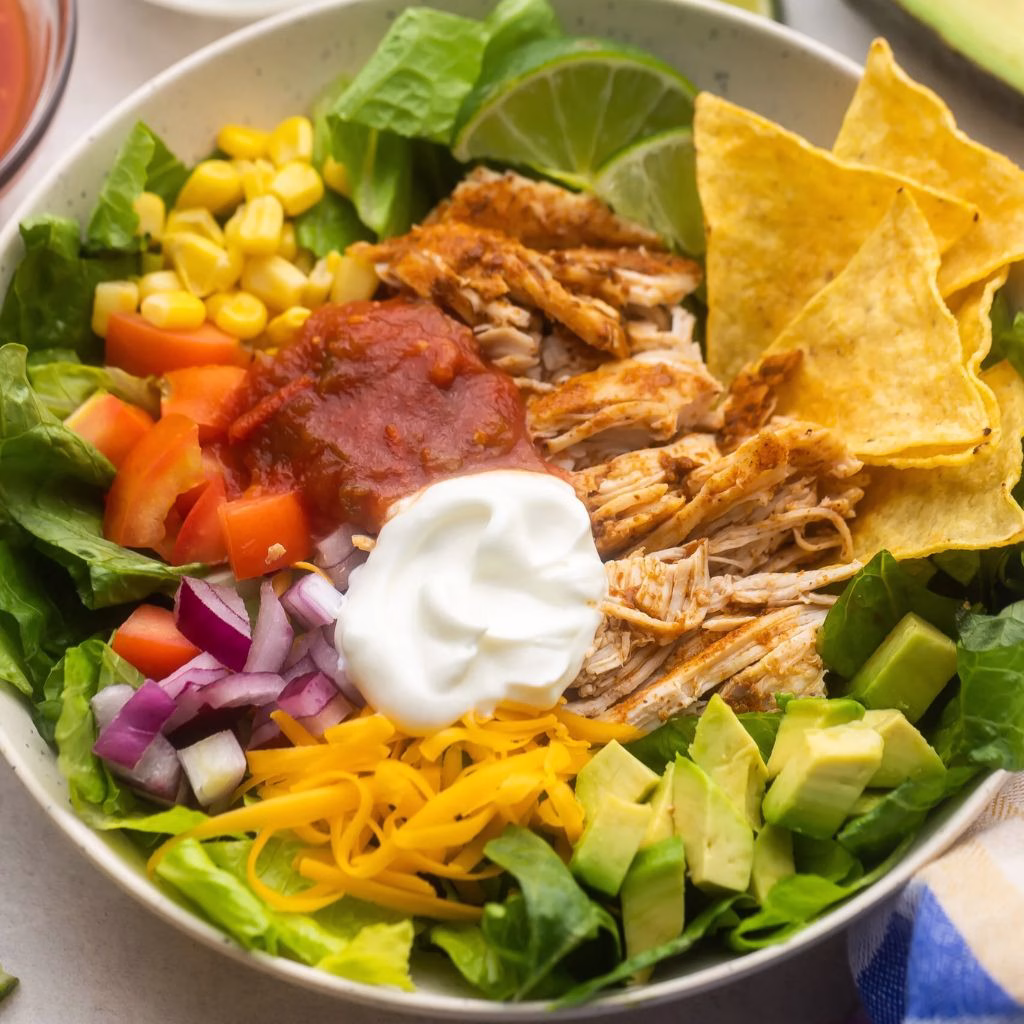 Chopped Chicken Taco Salad