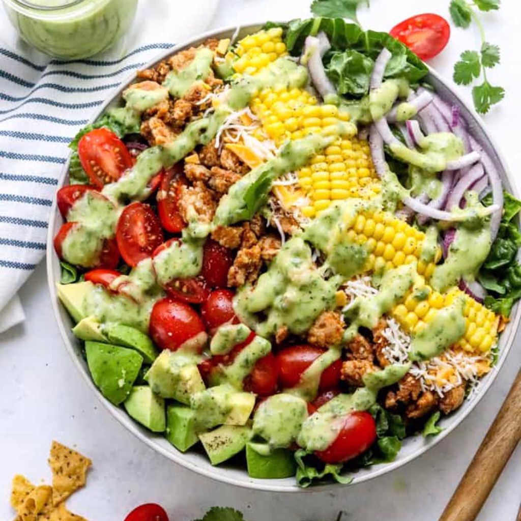 Cilantro Lime Chicken Taco Salad