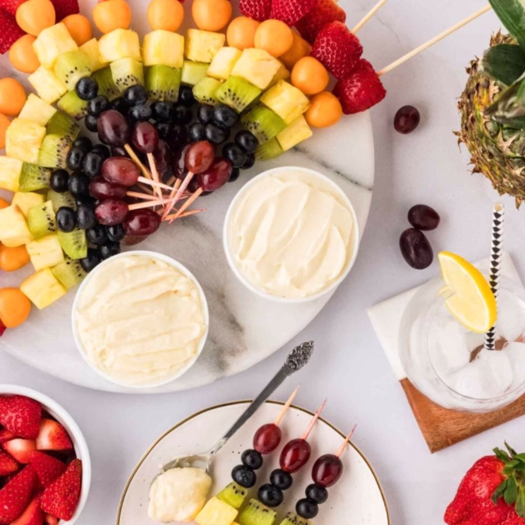 Classic Rainbow Fruit Skewers