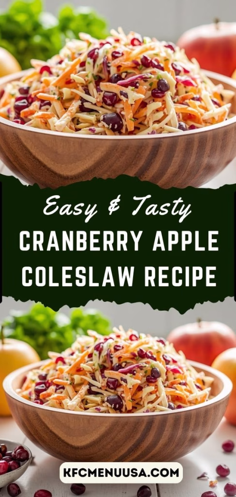 Cranberry Apple Coleslaw Recipe 