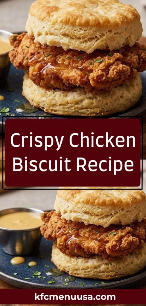 Crispy Chicken Biscuit Recipe