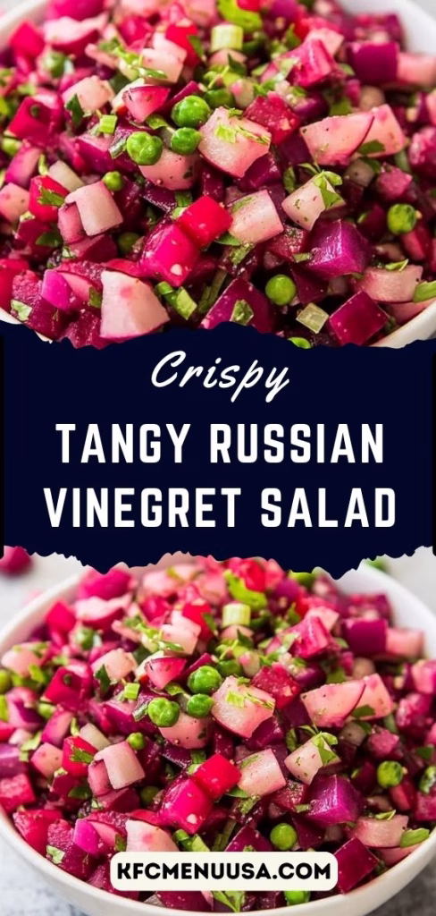 Crispy Tangy Russian Vinegret Salad Recipe