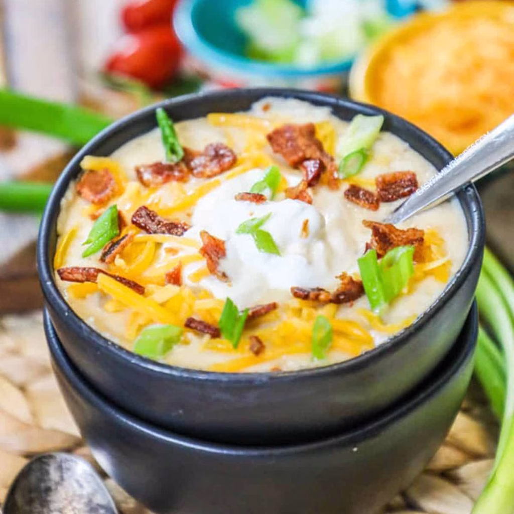 Crock Pot Loaded Baked Potato Soup