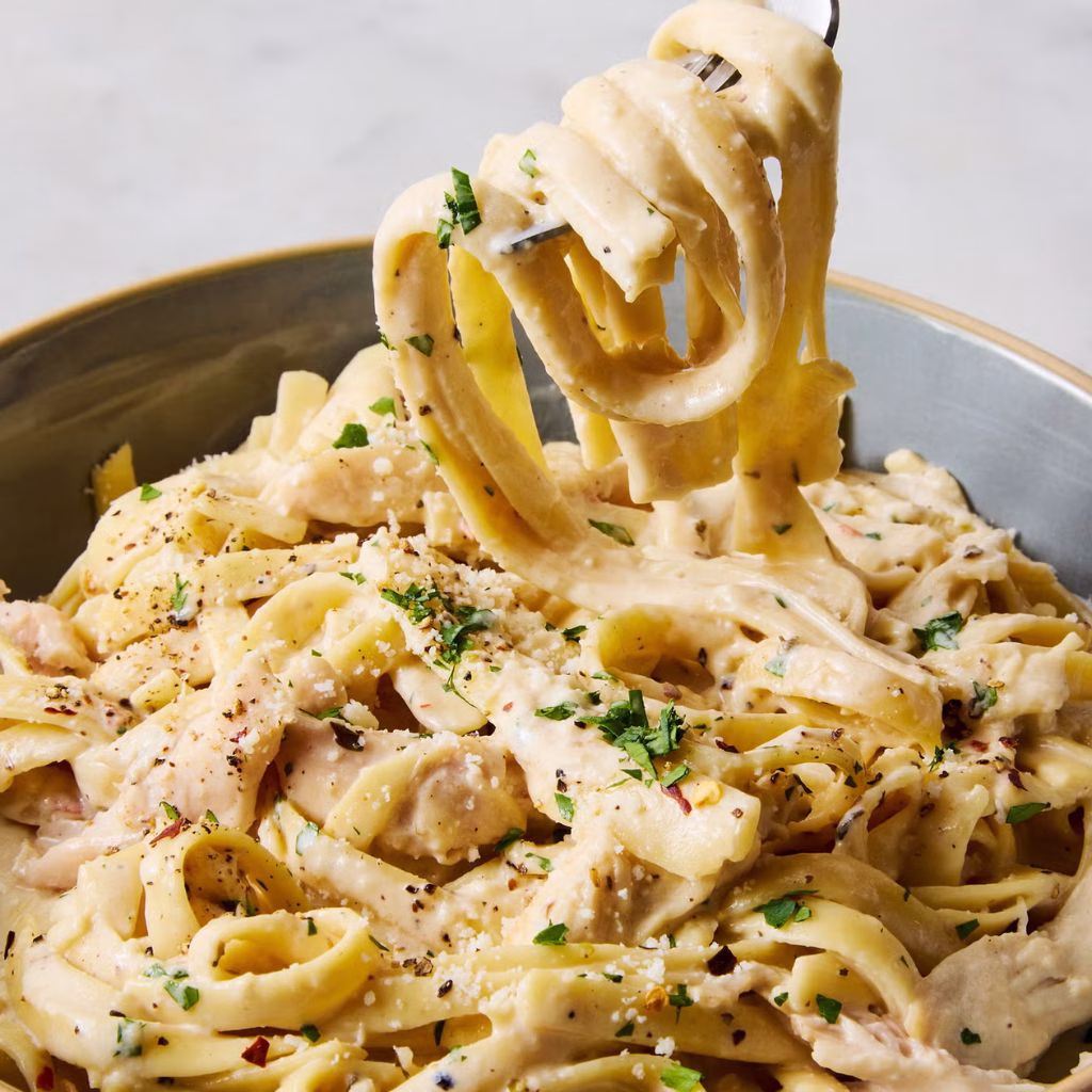 Crockpot Chicken Alfredo