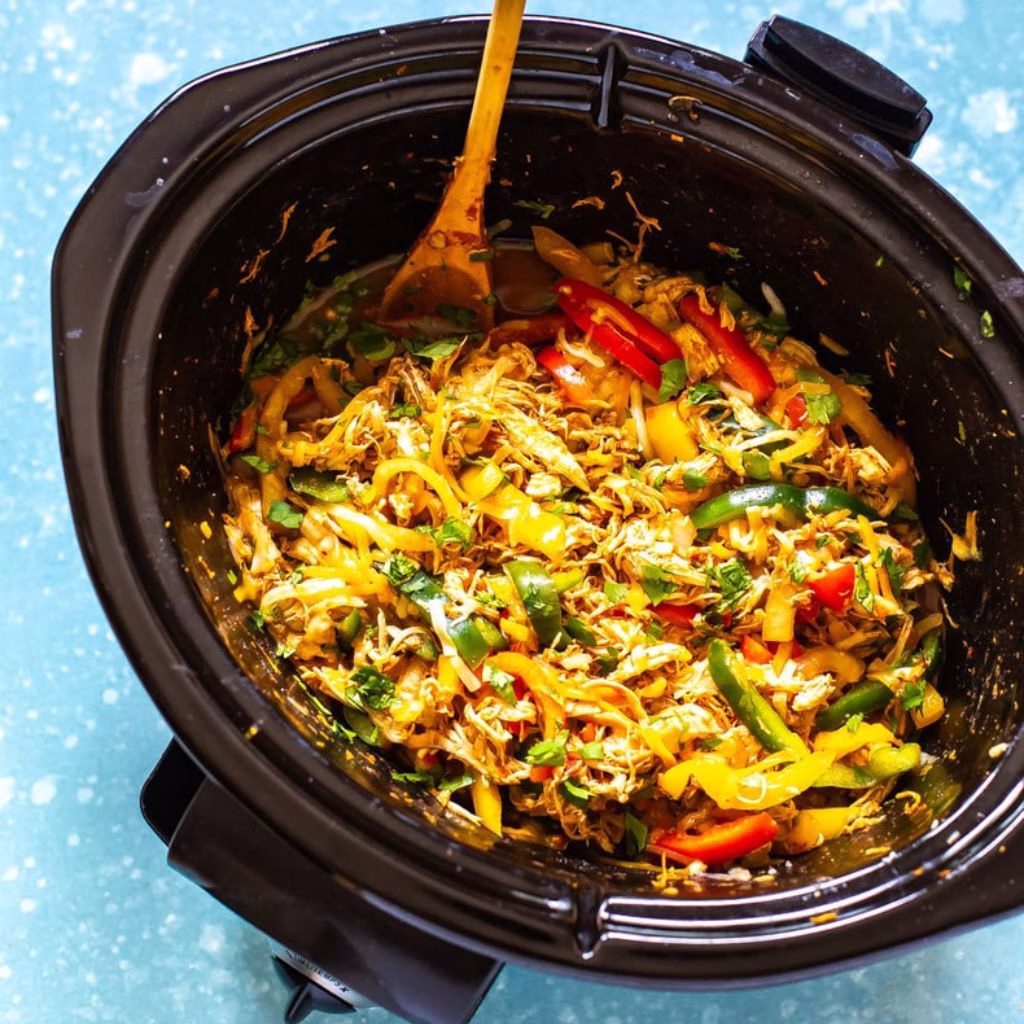 Crockpot Chicken Fajitas