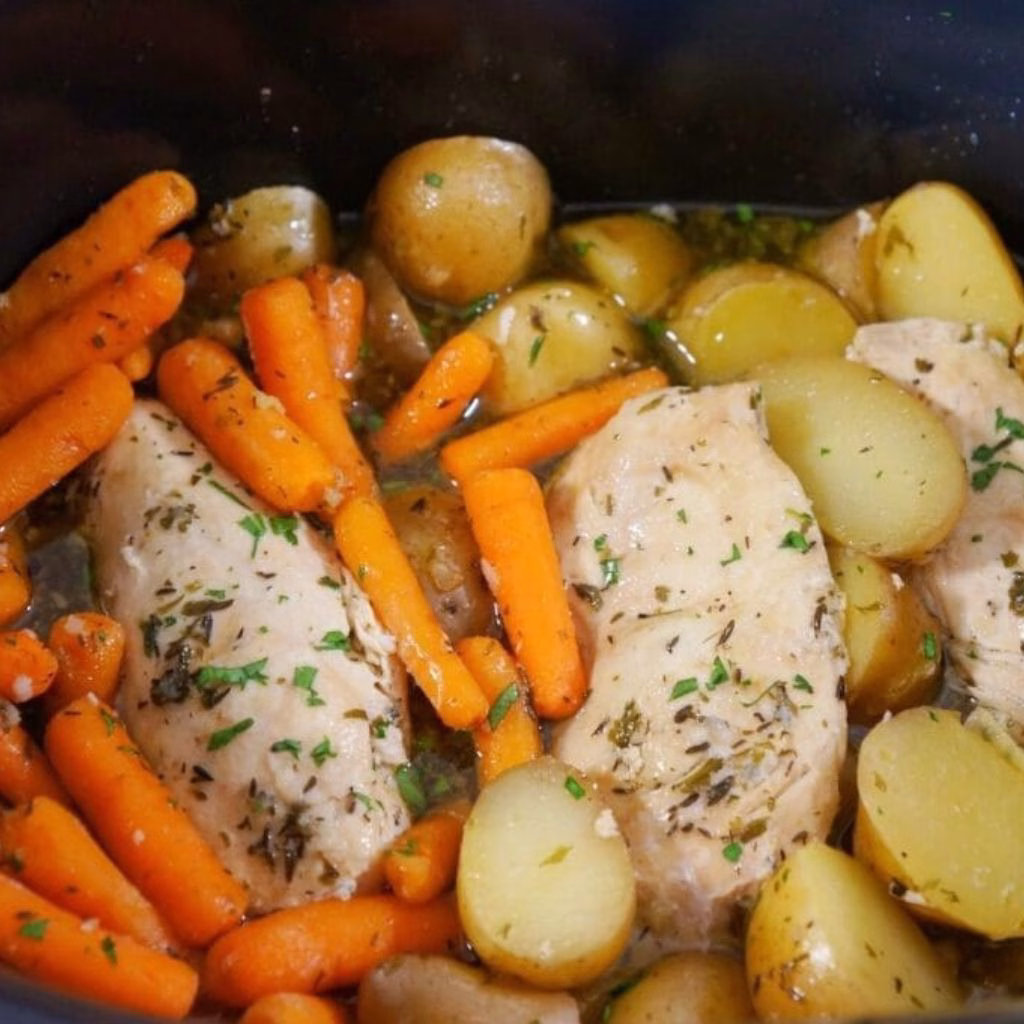 Crockpot Garlic Butter Chicken