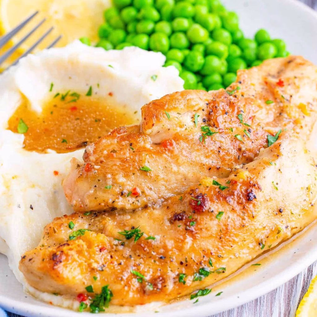 Crockpot Lemon Garlic Chicken