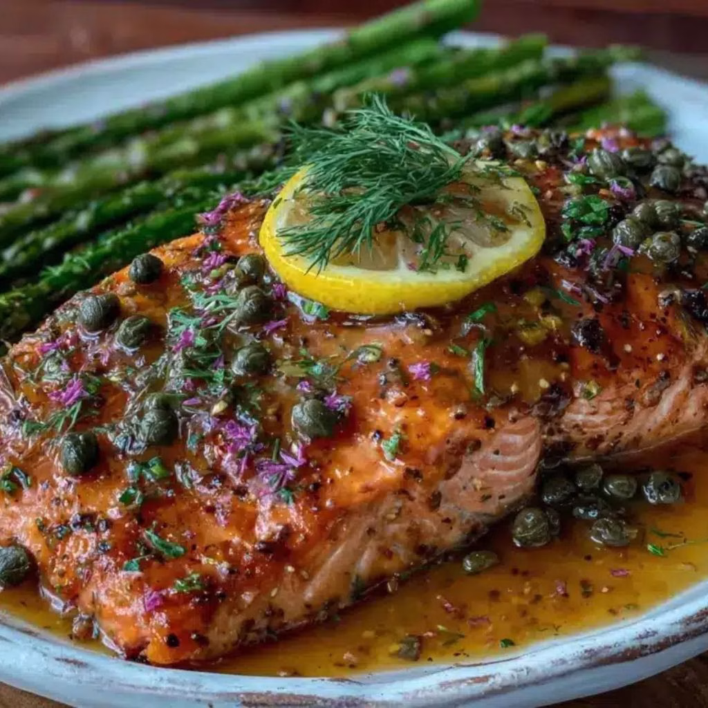 Crockpot Lemon Herb Salmon with Vegetables