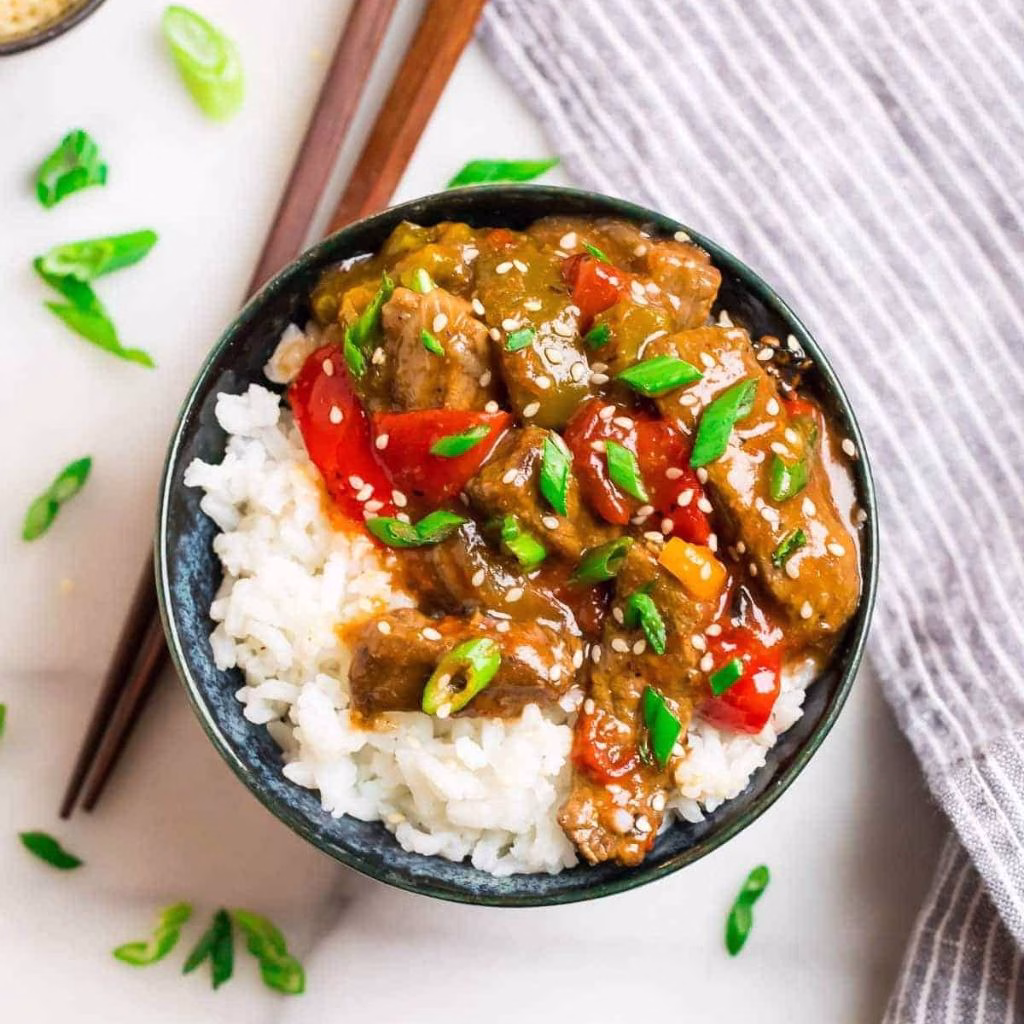 Crockpot Pepper Steak