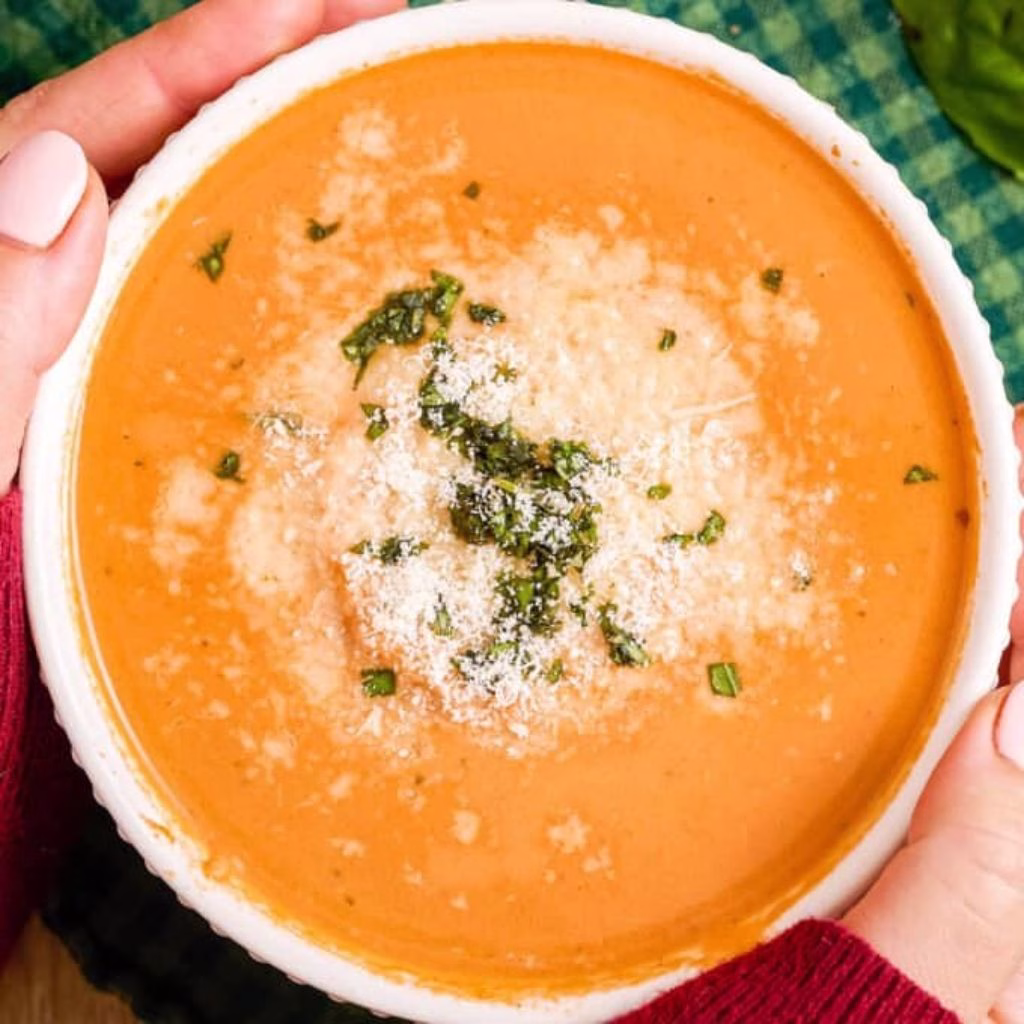 Crockpot Tomato Basil Soup