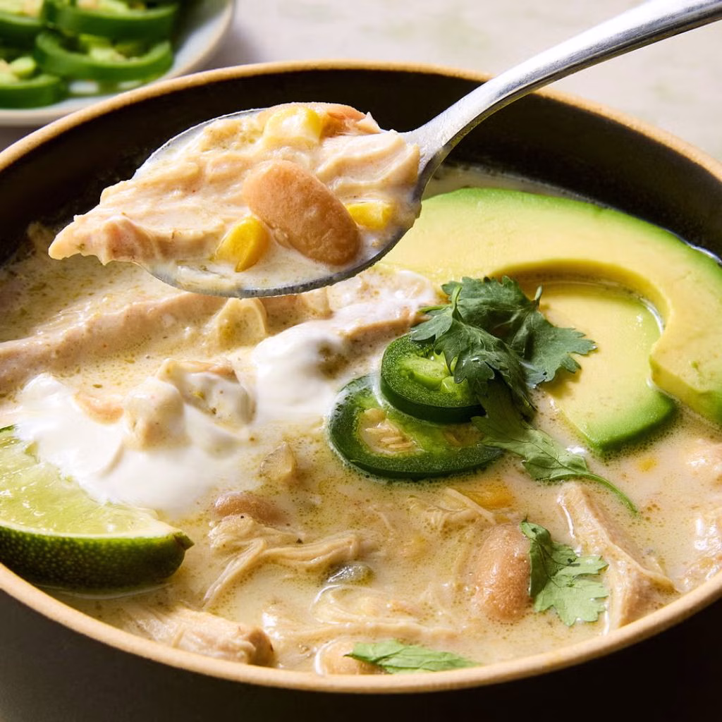 Crockpot White Chicken Chili
