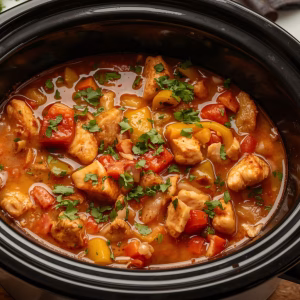 Crockpot Chicken Fajita Soup Dump-and-Go Recipe