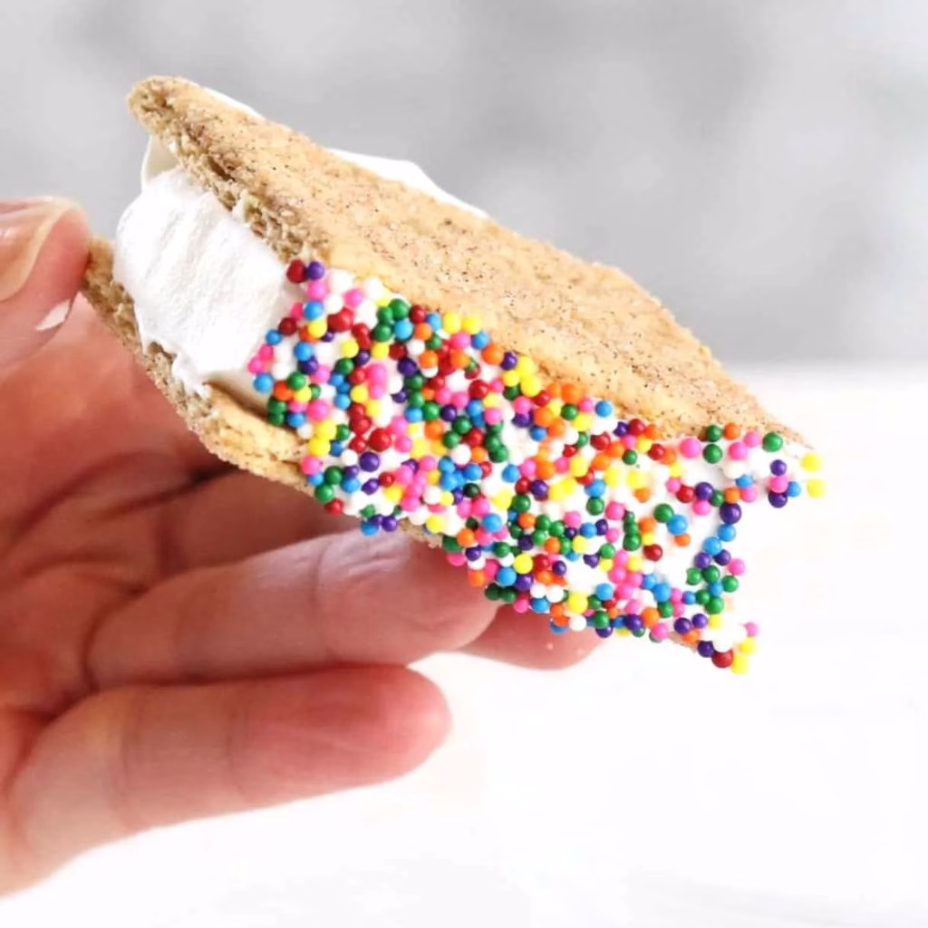 Crowd Pleasing Frozen Cool Whip Sandwich Dessert