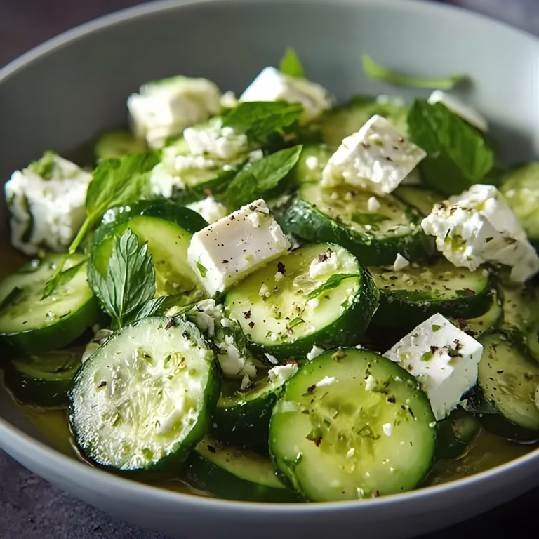 Cucumber Feta Salad Recipe