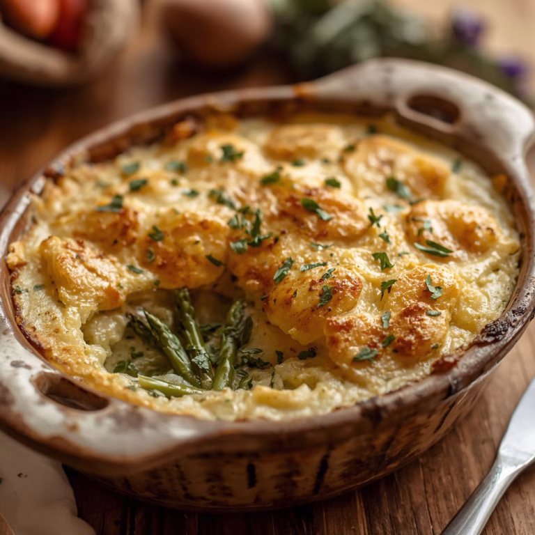 Delicious Potato and Asparagus Gratin Recipe